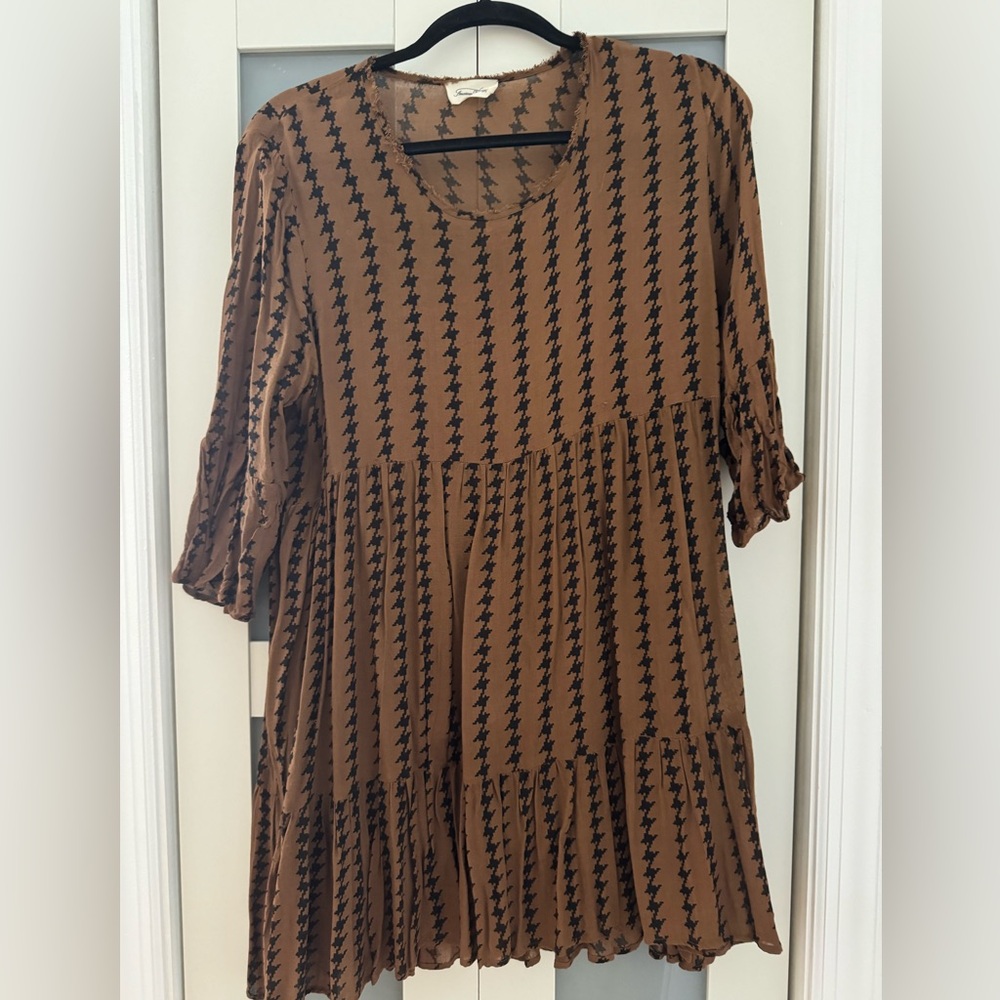 American Vintage Tunic - brown & black